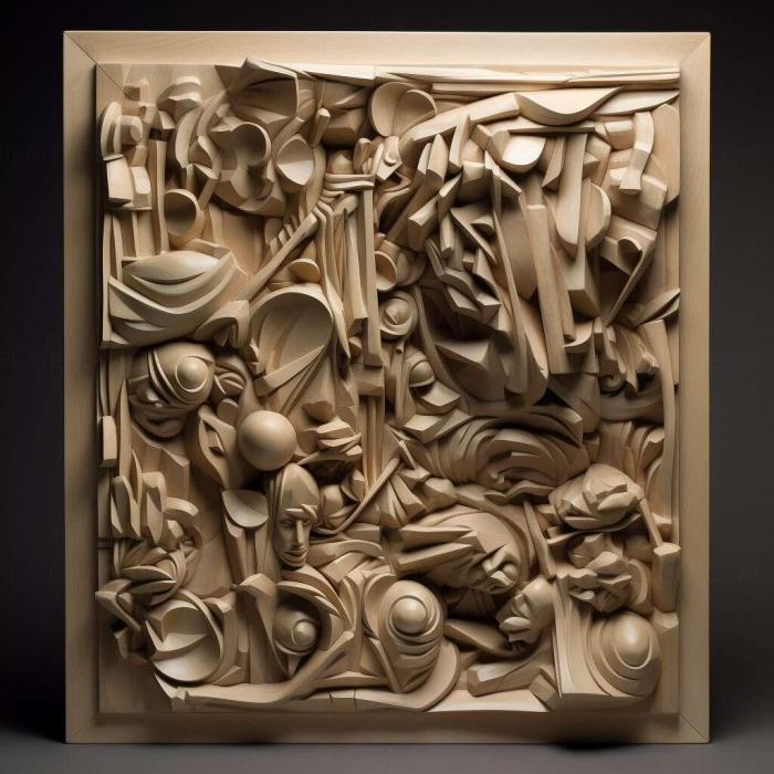 نموذج ثلاثي الأبعاد لآلة CNC 3D Art 